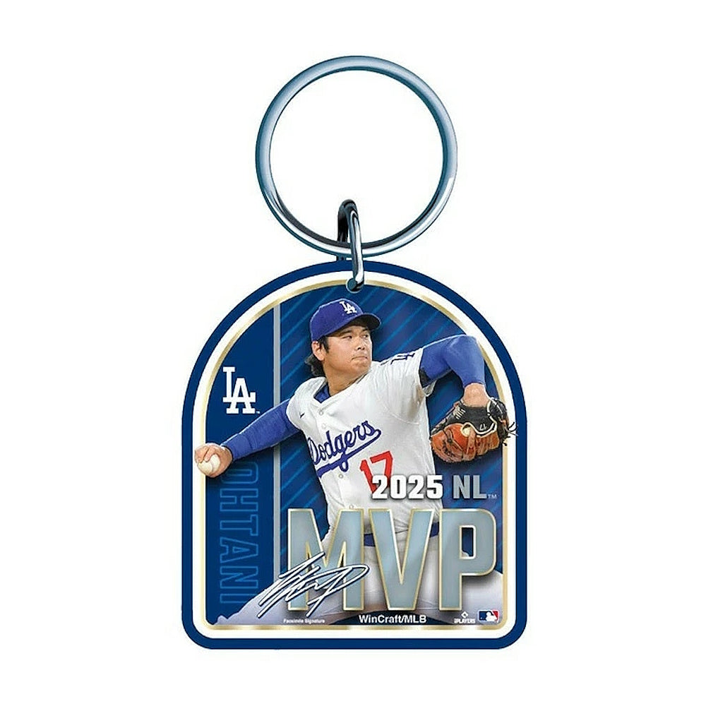 SHOHEI OHTANI - Wincraft ロサンゼルス・ドジャース 2025年 ナショナルリーグ MVP 受賞記念 アクリルキーリング