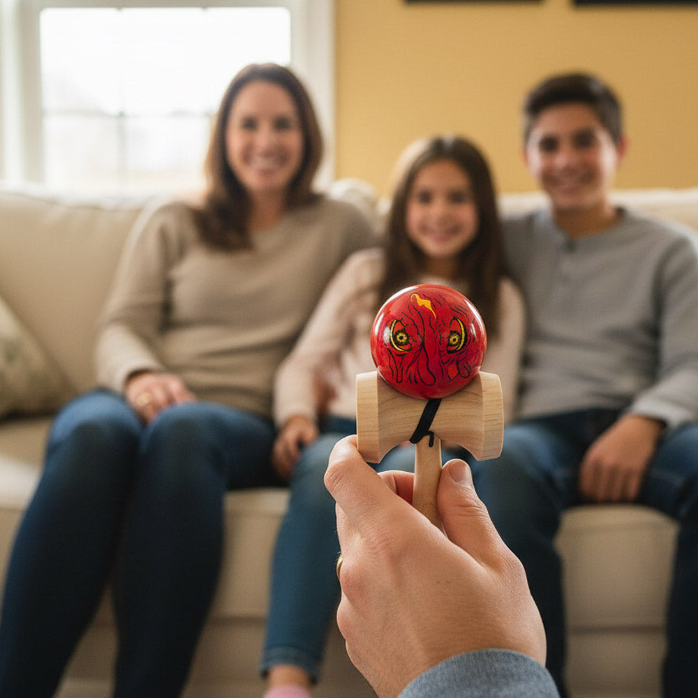 GODZILLA - Godzilla & Japanese traditional crafts / Kendama / Hedorah / Flame / Red / Merchandise