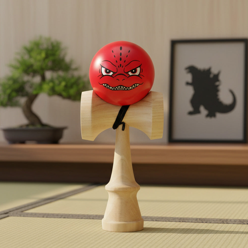 GODZILLA ゴジラ - Godzilla & Japanese traditional crafts / けん玉 / ゴジラ / 炎 / 赤 / グッズ