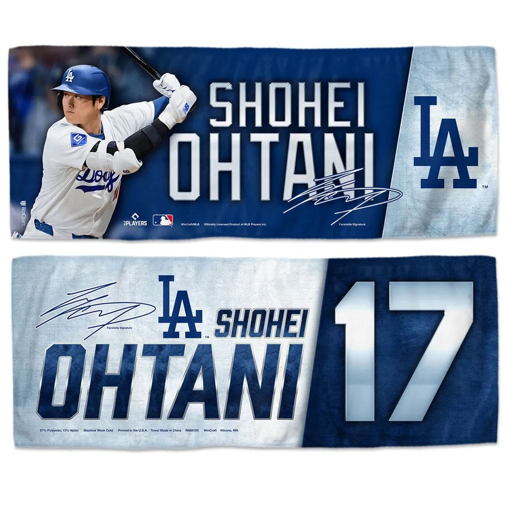 SHOHEI OHTANI - Los Angeles Dodgers Cooling Towel 12inc x 30inc