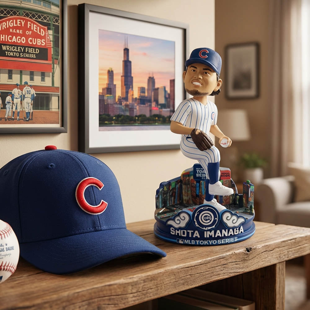 CHICAGO CUBS(MLB) シカゴカブス - MLB東京開幕2025|今永昇太|シカゴ・カブス 公式限定ボブルヘッド|東京シリーズ記念【数量限定】 / フィギュア・人形