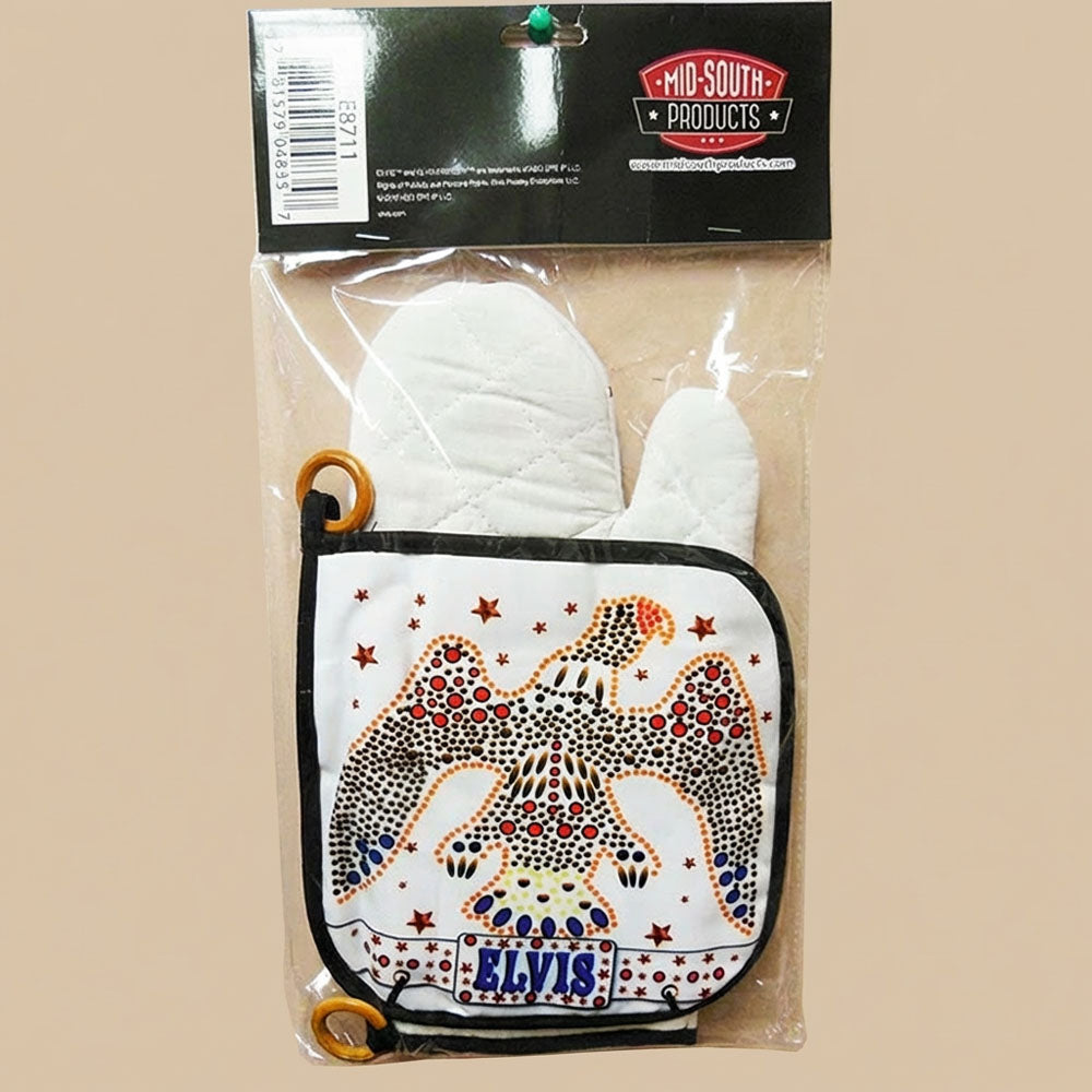 ELVIS PRESLEY エルヴィスプレスリー - White Jumpsuit / Pot Holder / Oven Mitt / セット / キッチン用品