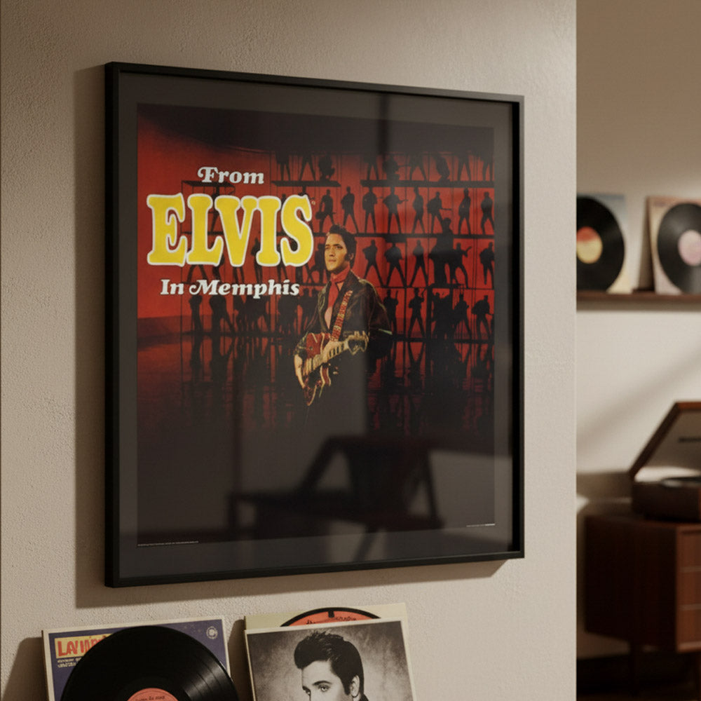ELVIS PRESLEY エルヴィスプレスリー - Live In Memphis(アルバム・シリーズ額) / インテリア額