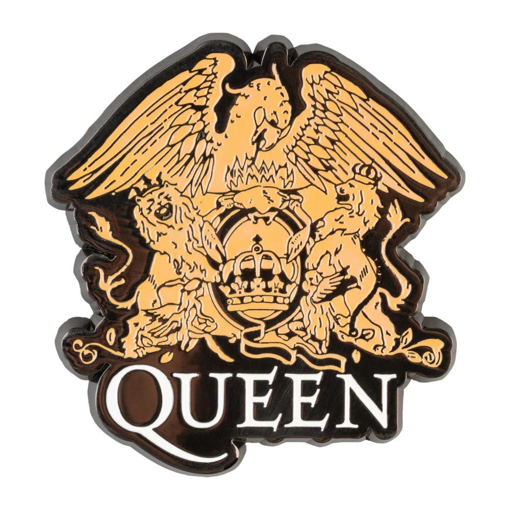 QUEEN クイーン (フレディ 生誕 80年 ) - Crest Logo / マグネット