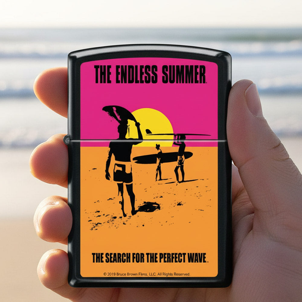 THE ENDLESS SUMMER エンドレスサマー (60周年 ) - Black Matte Zippo Lighter / ライター