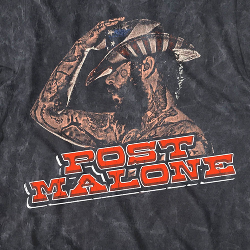 POST MALONE ポストマローン (10月 来日 ) - SIDE PROFILE / MINERAL WASH / Tシャツ / メンズ