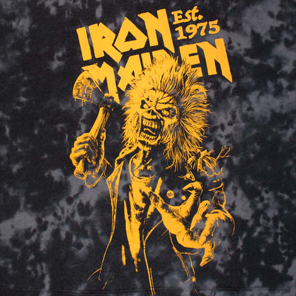 IRON MAIDEN アイアンメイデン (11月 来日 記念 ) - Est.1975 Axe Eddie / Wash Collection / Tシャツ / メンズ