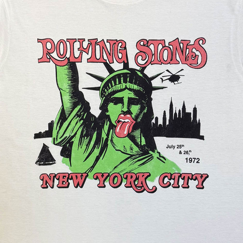 ROLLING STONES ローリングストーンズ - New York City 1972(復刻ツアーTシリーズ) / Tシャツ / メンズ