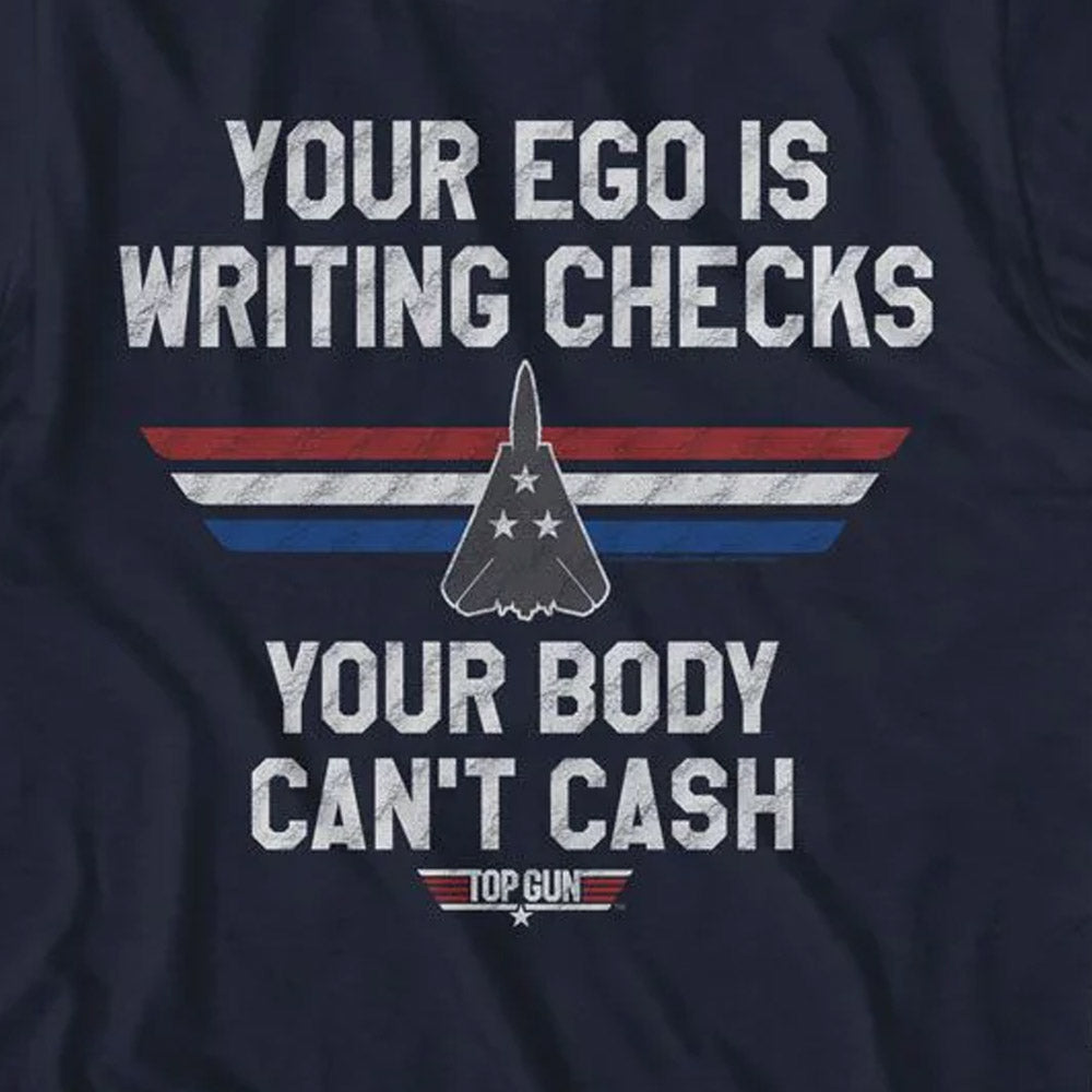 【予約商品】 TOP GUN トップガン (公開 40周年 ) - EGO CHECK / Tシャツ / メンズ