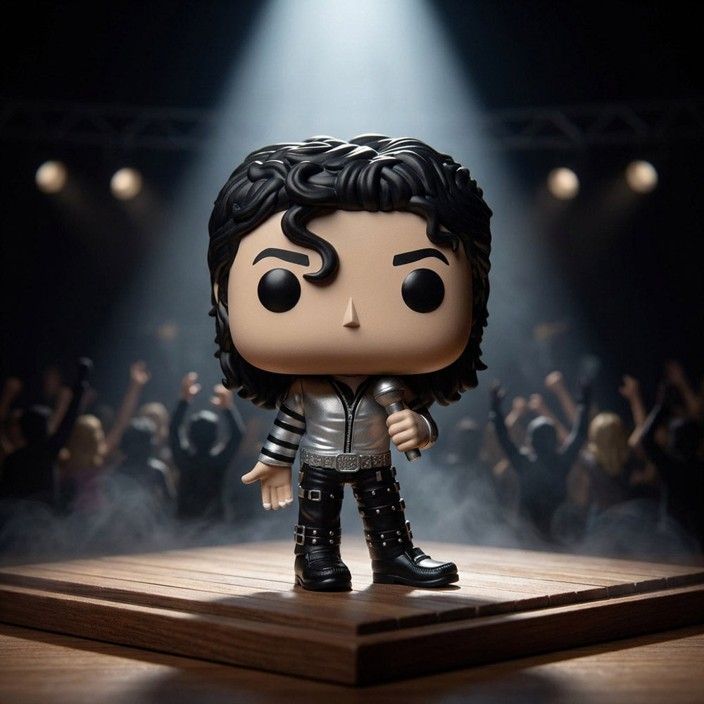 【予約商品】 MICHAEL JACKSON マイケルジャクソン - Bad Tour Metallic Funko Pop! Vinyl Figure / フィギュア・人形