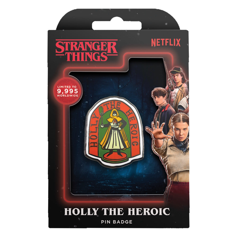 STRANGER THINGS ストレンジャー・シングス - Limited Edition Holly The Heroic Pin Badge / 世界限定9,995個 / バッジ