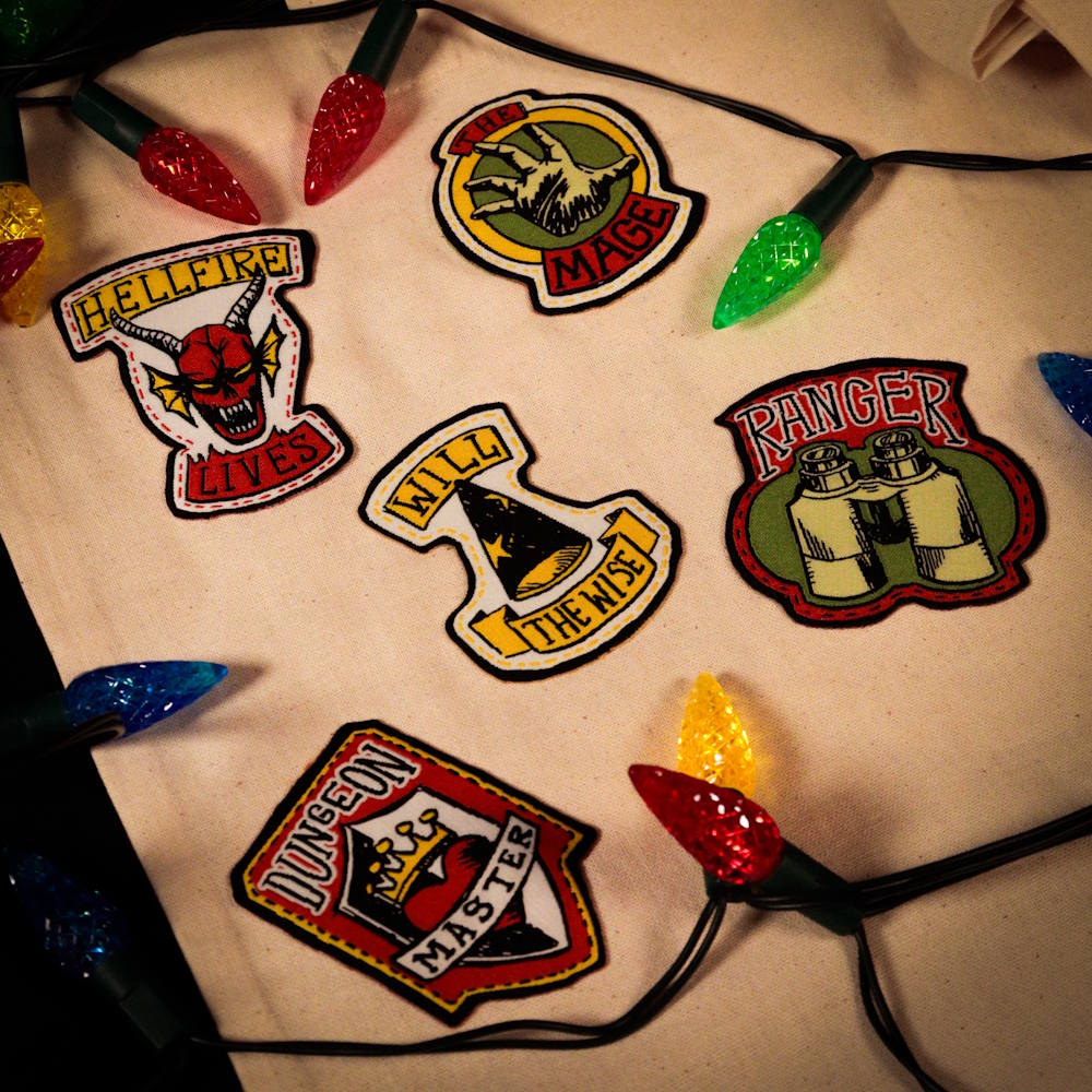 STRANGER THINGS ストレンジャー・シングス - Set of Five Fabric Patches / 世界限定 / ワッペン