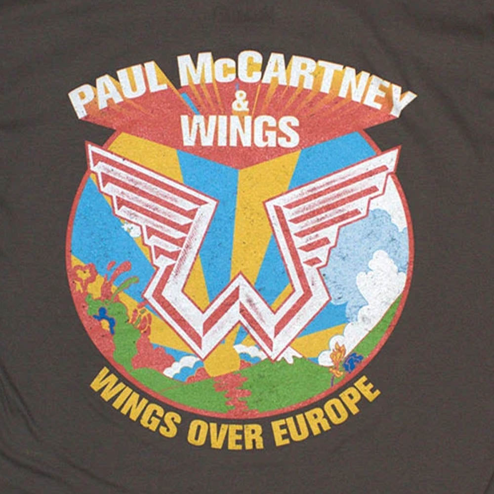 PAUL MCCARTNEY ポールマッカートニー - Wings Over Europe / バックプリントあり / Tシャツ / メンズ