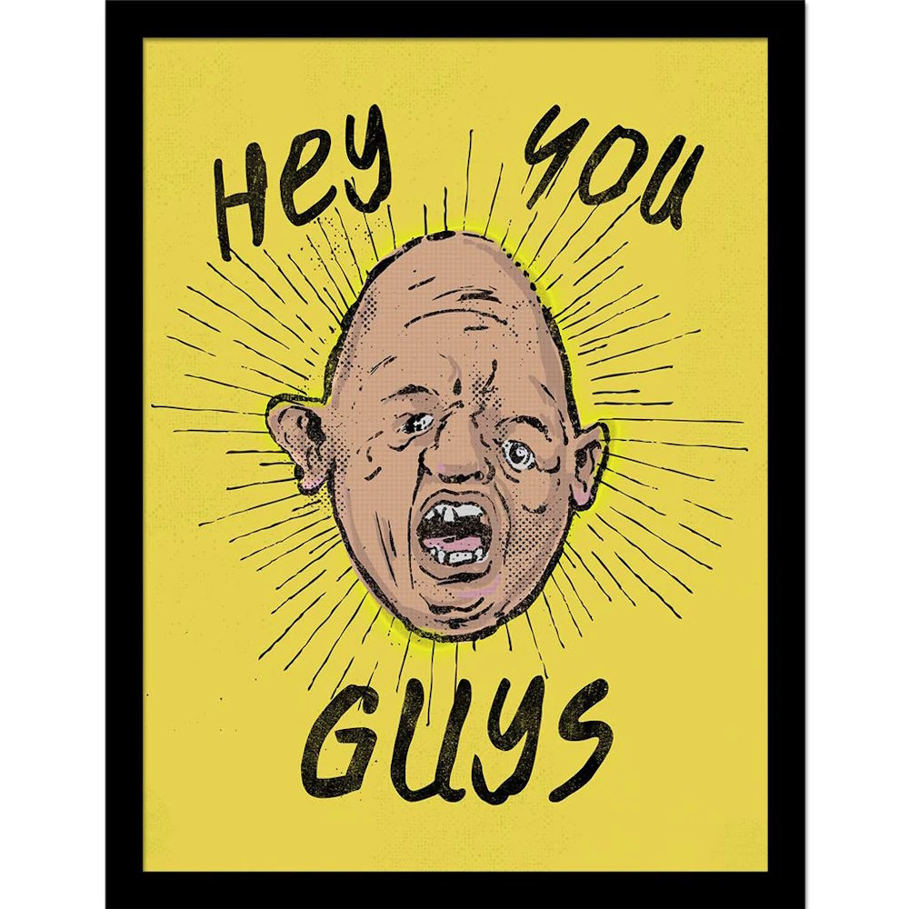 GOONIES - Hey You Guys /コレクタープリント・フレーム / 30x40cm
