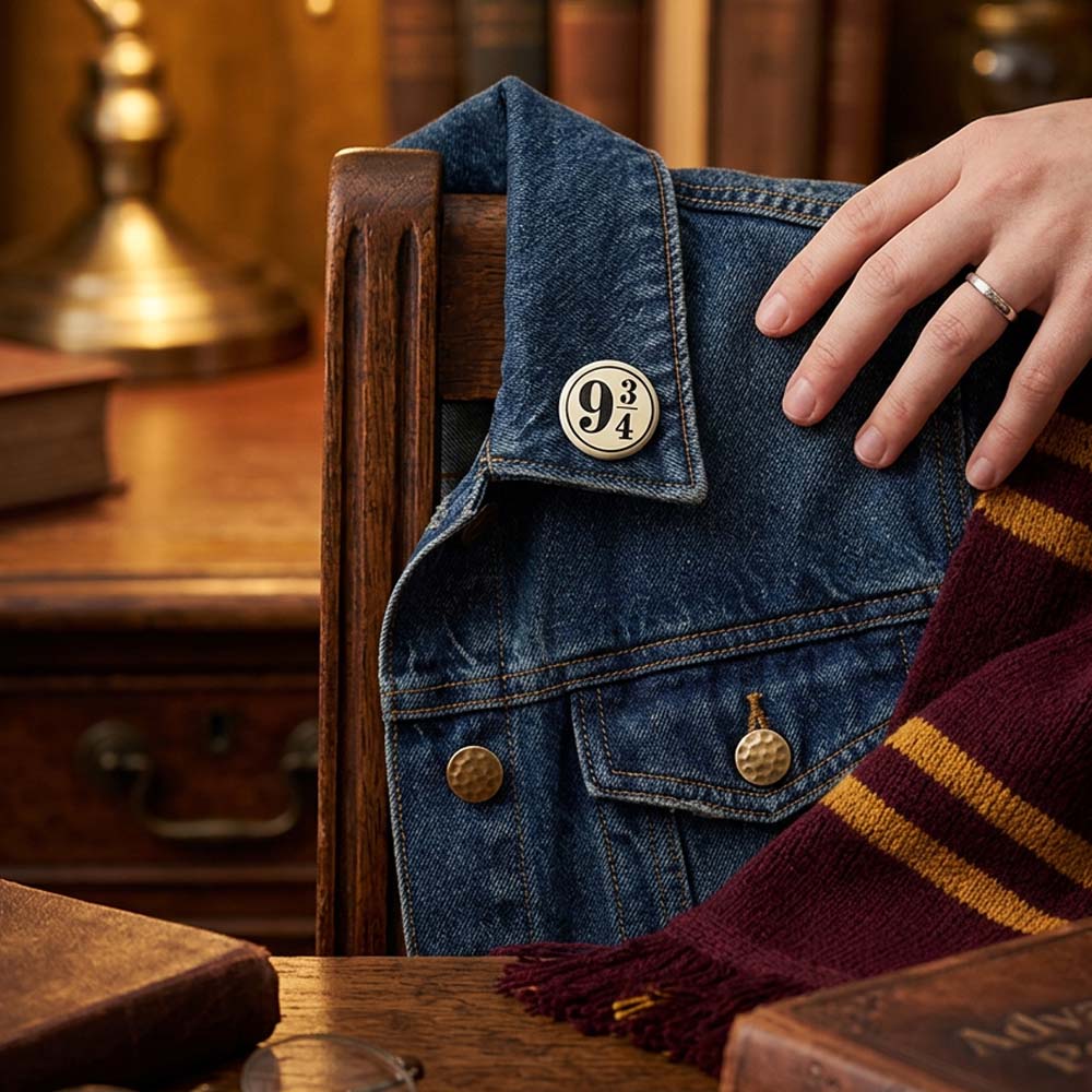 HARRY POTTER ハリーポッター (公開 25周年 ) - PLATFORM 9 3/4 / バッジ