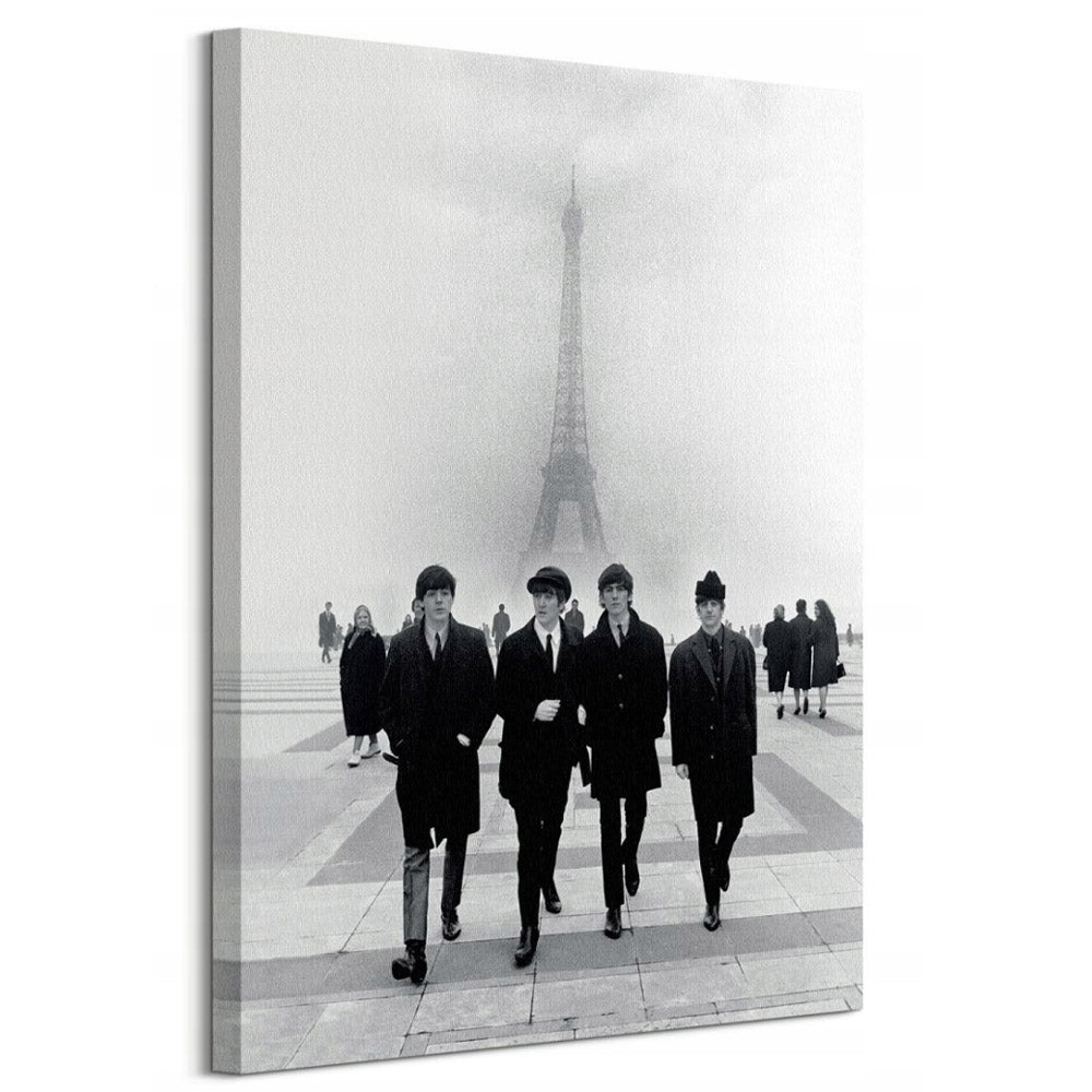 THE BEATLES ビートルズ (来日 60周年 ) - PARIS / キャンバス・プリント木枠(60×80×3.8cm) / インテリア額
