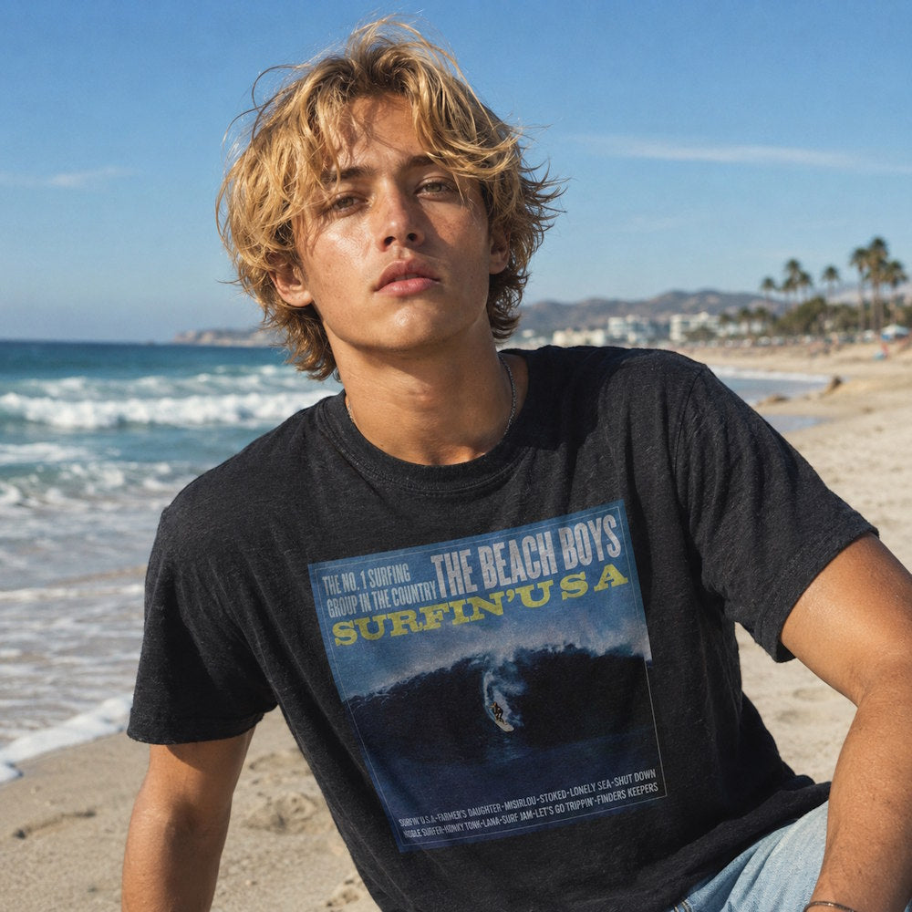 【予約商品】 THE BEACH BOYS ビーチボーイズ (結成 65周年 ) - Surfin' USA / Tシャツ / メンズ