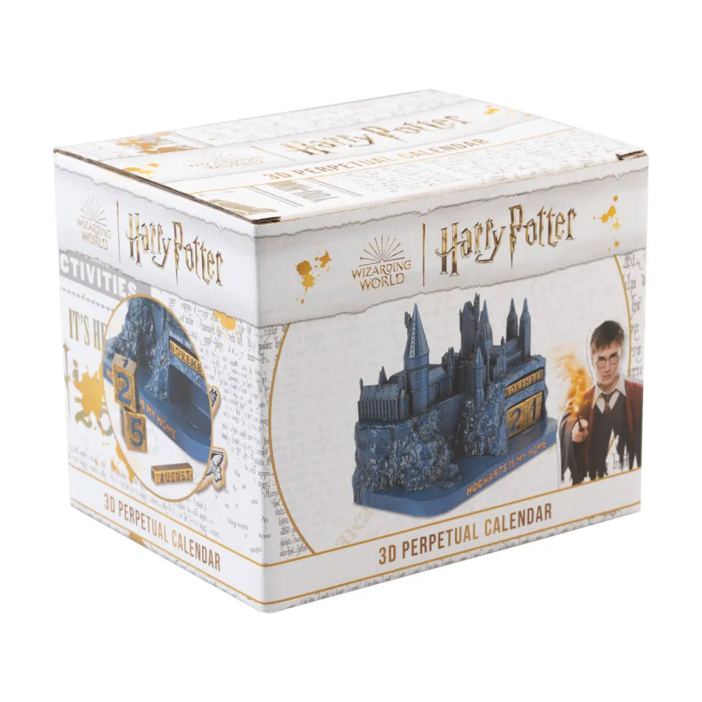 HARRY POTTER ハリーポッター (公開 25周年 ) - HOGWARTS 3Dパーペチュアルカレンダー / 永久カレンダー / カレンダー・ダイアリー