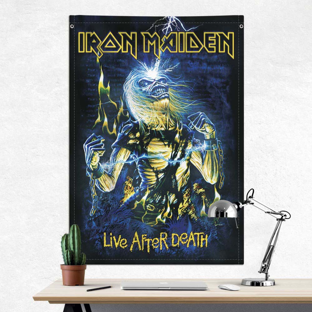 IRON MAIDEN アイアンメイデン (11月 来日 記念 ) - Live After Death / タペストリー