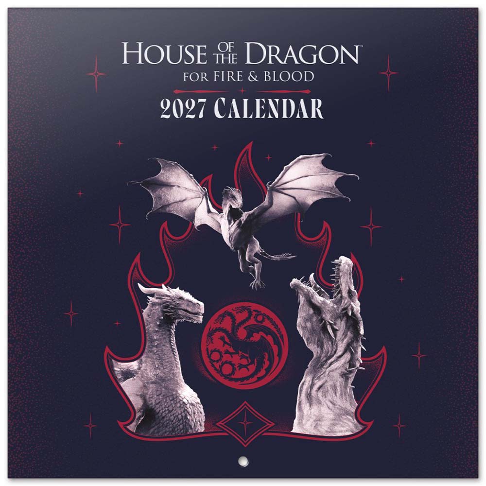 HOUSE OF THE DRAGON - Season 3 2027 Calendar (US Version) / 壁掛け