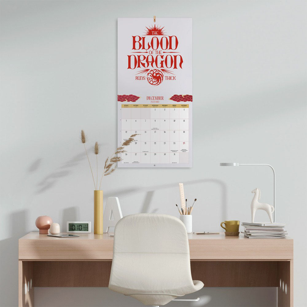 【予約商品】 HOUSE OF THE DRAGON ハウスオブザドラゴン - Season 3 2027 Calendar (US Version) / 壁掛け / カレンダー・ダイアリー