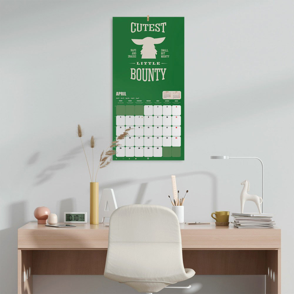 【予約商品】 STAR WARS スターウォーズ - THE MANDALORIAN AND GROGU 2027 Calendar / 壁掛け / カレンダー・ダイアリー