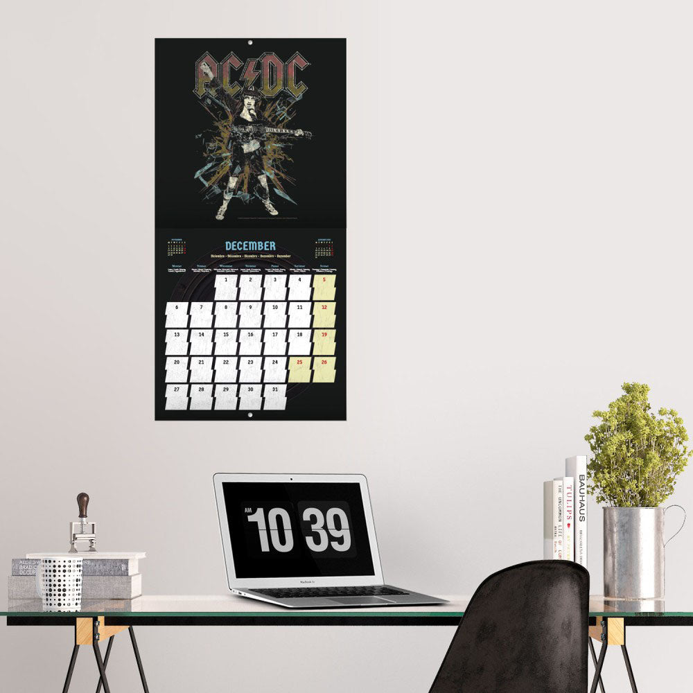 【予約商品】 AC/DC エーシーディーシー (来日 45周年 ) - 2027 Calendar / 壁掛け / カレンダー・ダイアリー