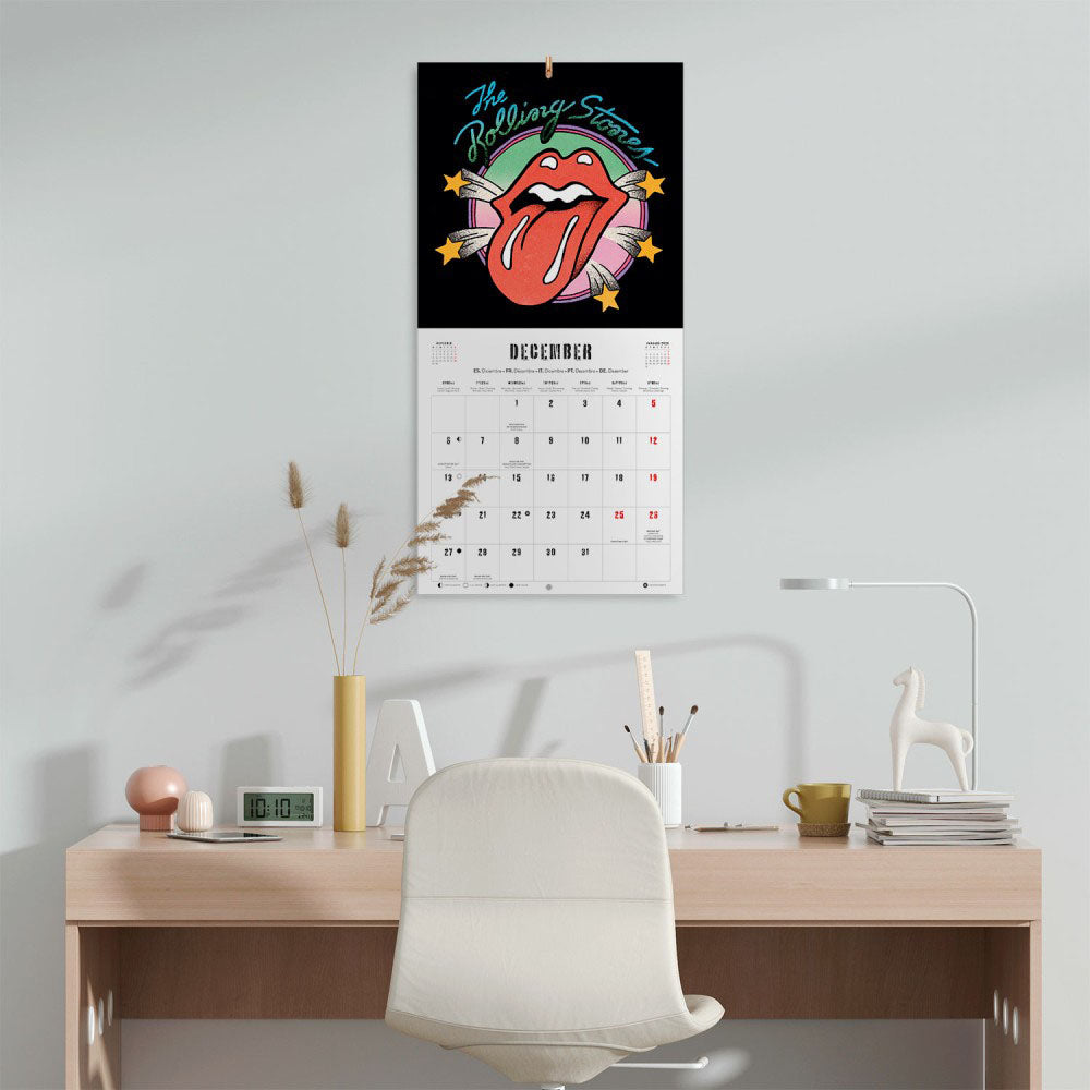 【予約商品】 ROLLING STONES ローリングストーンズ (7月 新譜 記念 ) - 2027 Calendar / 壁掛け / カレンダー・ダイアリー