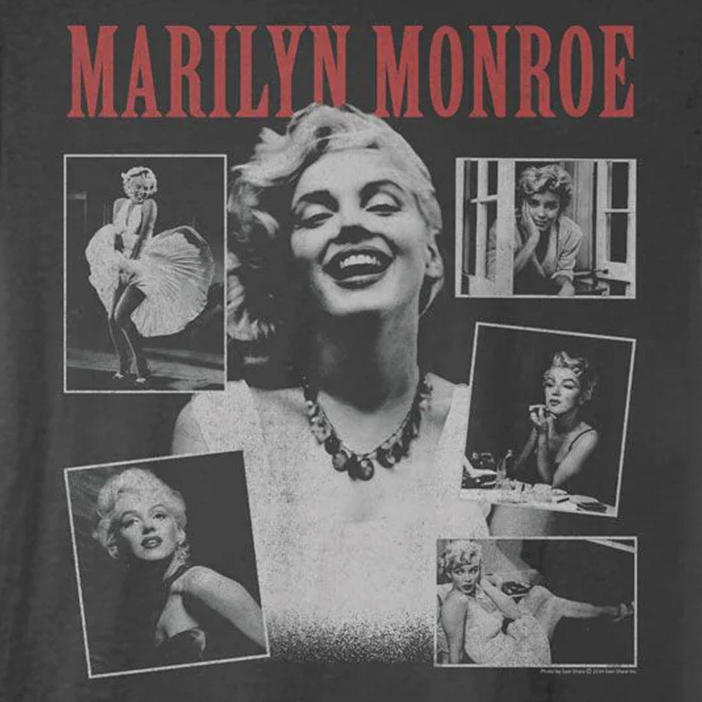 【予約商品】 MARILYN MONROE マリリンモンロー (生誕100周年 ) - MARILYN MONROE COLLAGE WITH COLOR LOGO / Tシャツ / メンズ