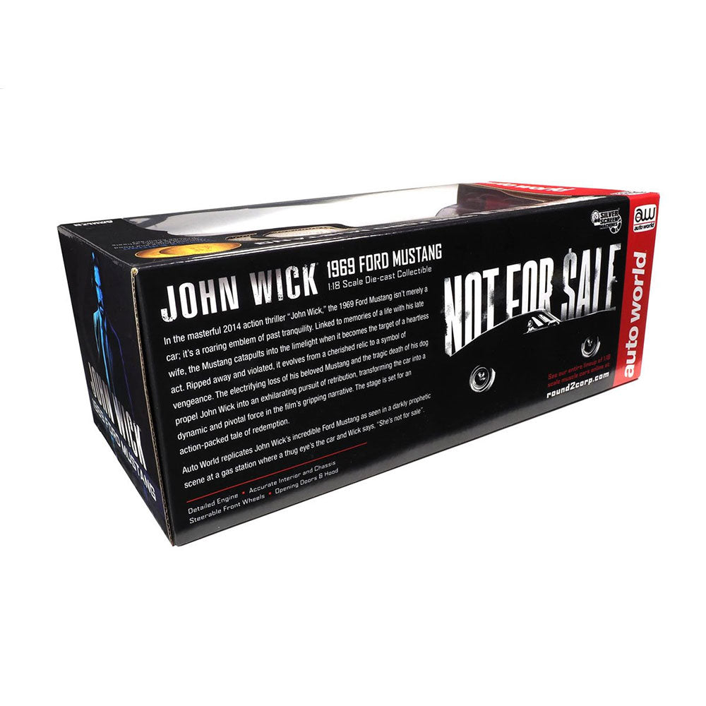 【予約商品】 JOHN WICK ジョンウィック - 1969 Ford Mustang 1:18 Scale Die-Cast Metal Vehicle / フィギュア・人形