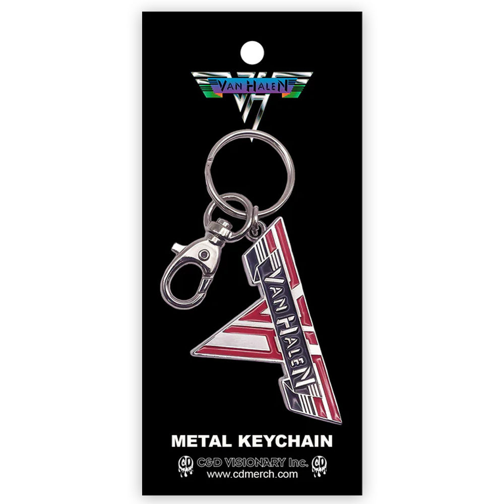 VAN HALEN ヴァンヘイレン - Metal Keychain / キーホルダー