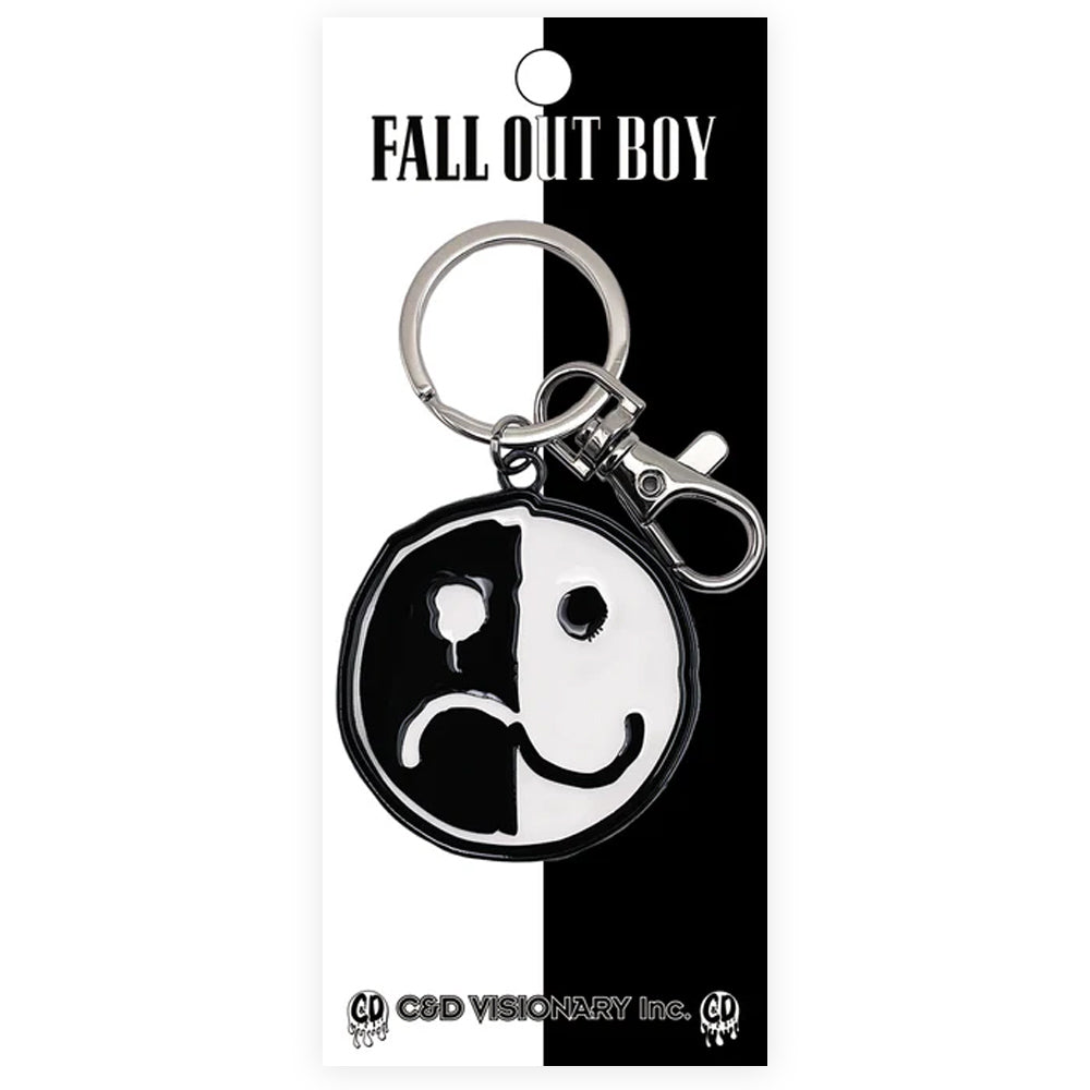 FALL OUT BOY フォールアウトボーイ (結成 25周年 ) - Smiley Logo / キーホルダー