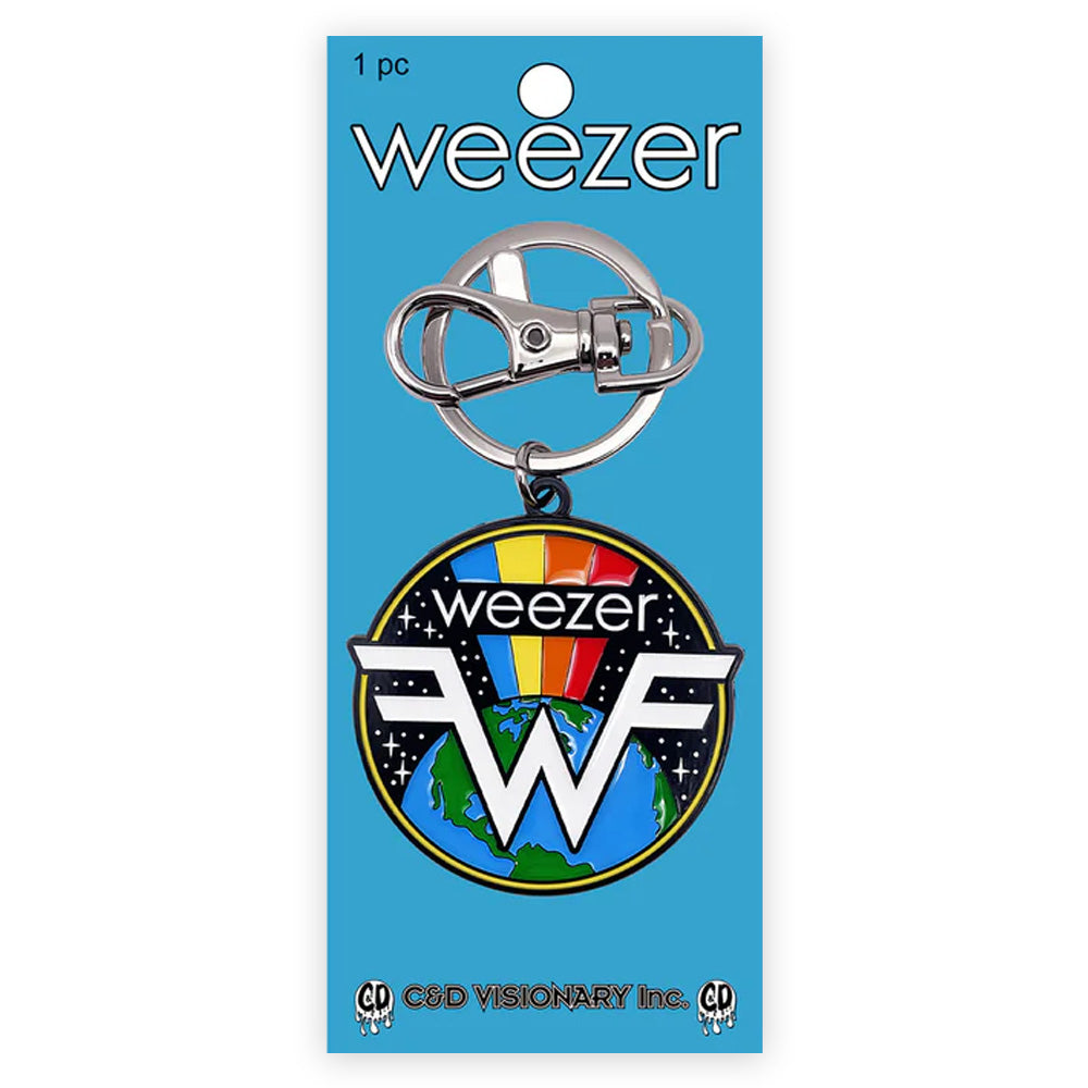 WEEZER ウィーザー (2027年 2月 来日 ) - Earth Logo / キーホルダー