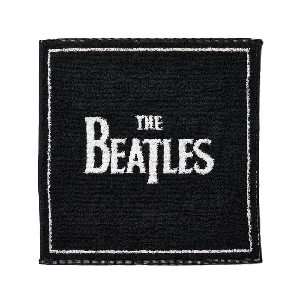THE BEATLES - (来日 60周年 ) - Logo / タオルハンカチ / Black / 60周年記念限定モデル / IKEUCHI ORGANIC(ブランド)