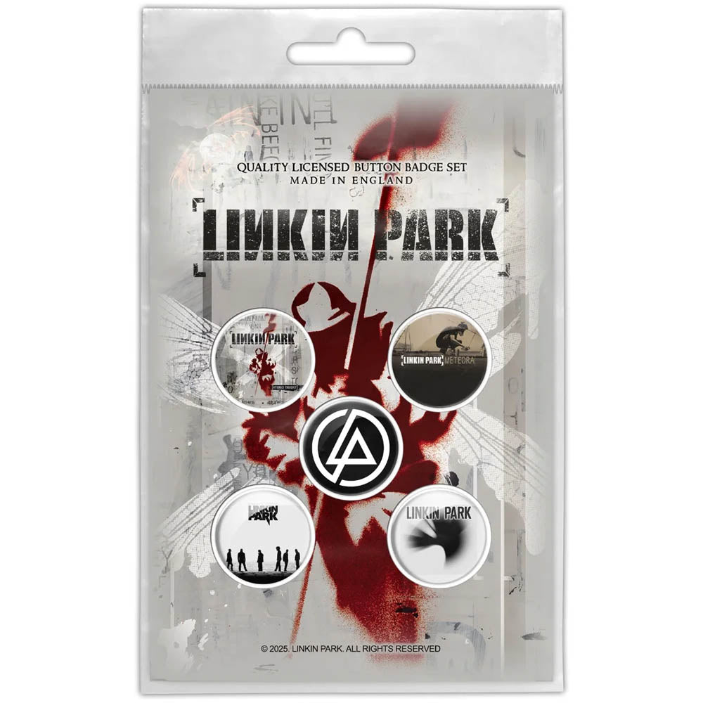 【2/11限定品】LINKIN PARK リンキン コレクティブルピン LINKIN PARK リンキンパーク (結成 30周年 ) - HYBRID THEORY / 5個