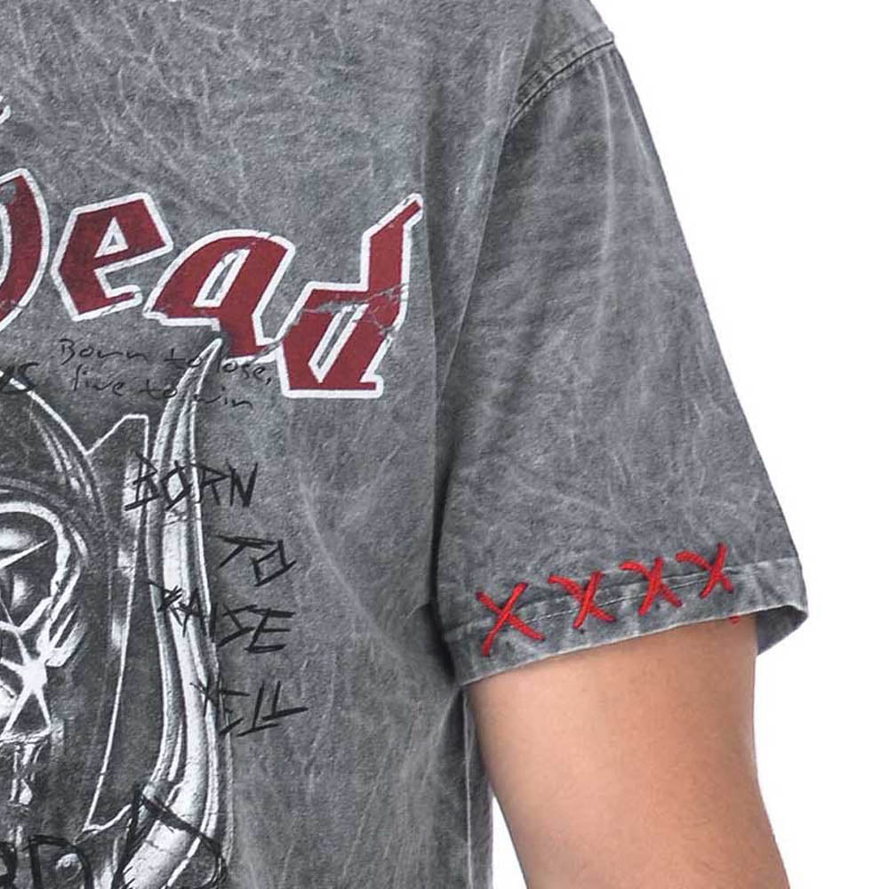 MOTORHEAD モーターヘッド - Quotes Rex Arena Acero / 暗闇で光る / パッチ加工 / バックプリントあり / Tシャツ / メンズ
