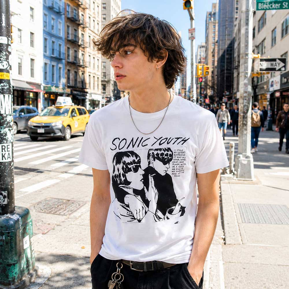 SONIC YOUTH ソニックユース - WHITE GOO / Tシャツ / メンズ
