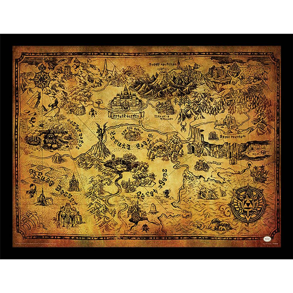 THE LEGEND OF ZELDA - (40周年 ) - HYRULE MAP