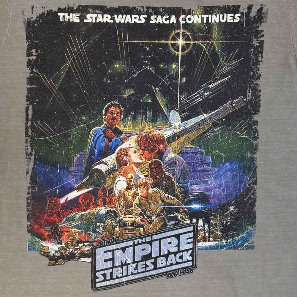 STAR WARS スターウォーズ (マンダロリアン・アンド・グローグー 5月22日 公開 ) - TESB Kiss / Stone Wash / Tシャツ / メンズ