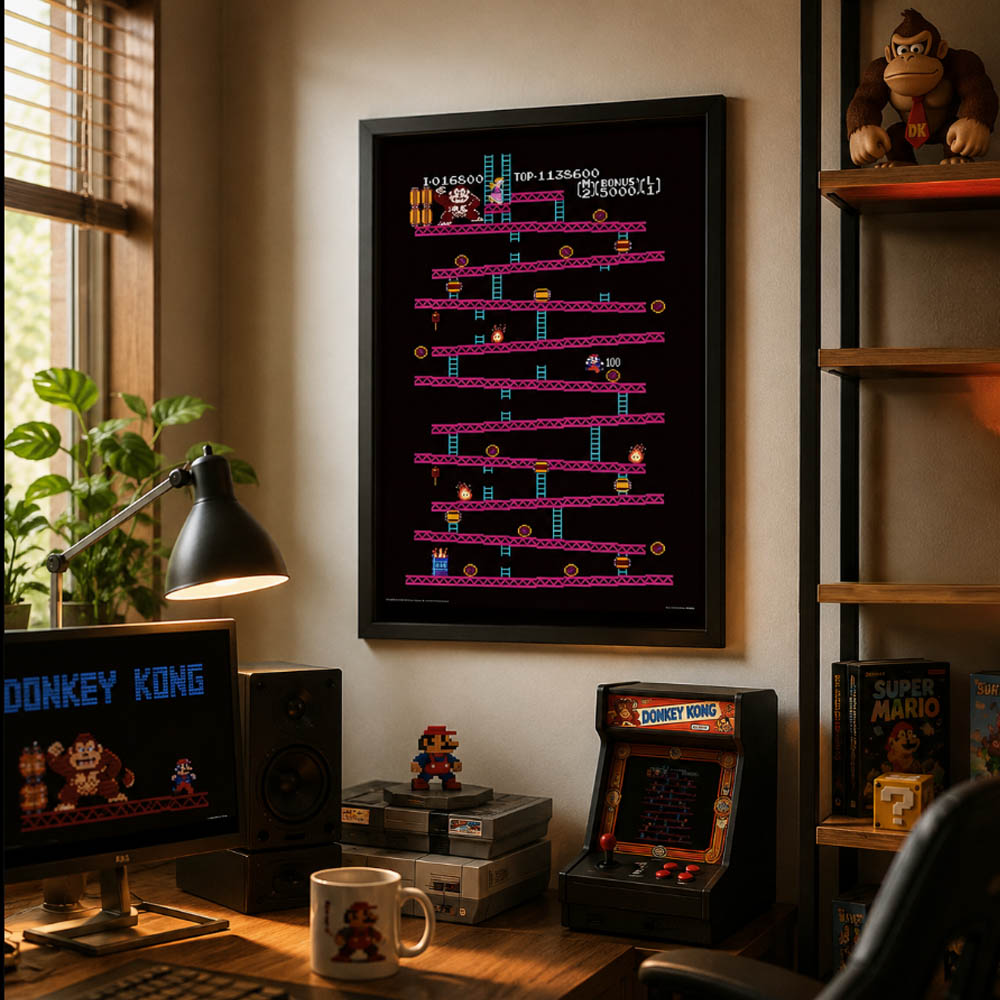 DONKEY KONG ドンキーコング - DONKEY KONG(NES) / インテリア額