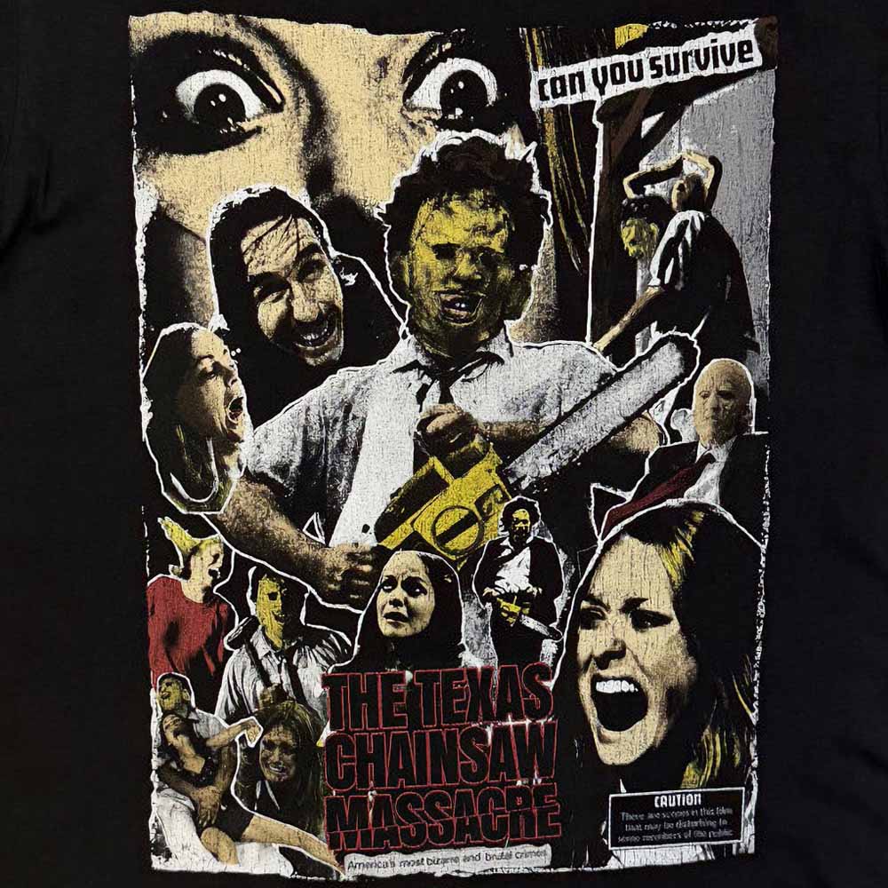 TEXAS CHAINSAW MASSACRE 悪魔のいけにえ - Collage Front / Tシャツ / メンズ