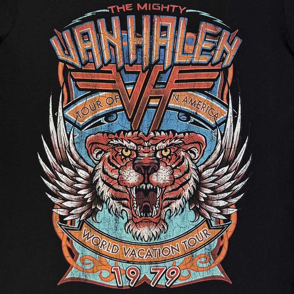 VAN HALEN ヴァンヘイレン - World Tour / カーボンソフト加工 / Tシャツ / メンズ