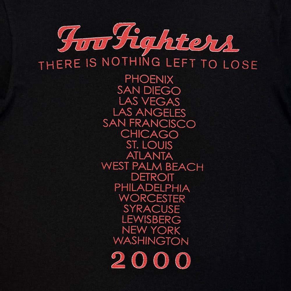 FOO FIGHTERS フーファイターズ - Nothing Left To Lose Tour / バックプリントあり / カーボンソフト加工 / Tシャツ / メンズ