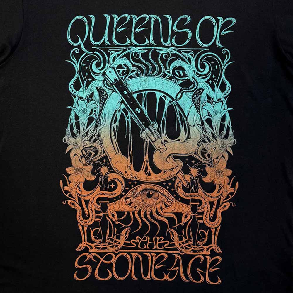 QUEENS OF THE STONE AGE クイーンズオブザストーンエイジ (11月 来日 ) - Montage / カーボンソフト加工 / Tシャツ / メンズ