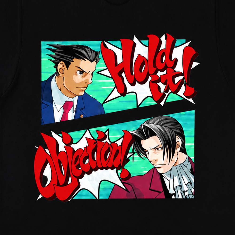 【予約商品】 ACE ATTORNEY 逆転裁判 (25周年 ) - HOLD THE OBJECTION / Tシャツ / メンズ