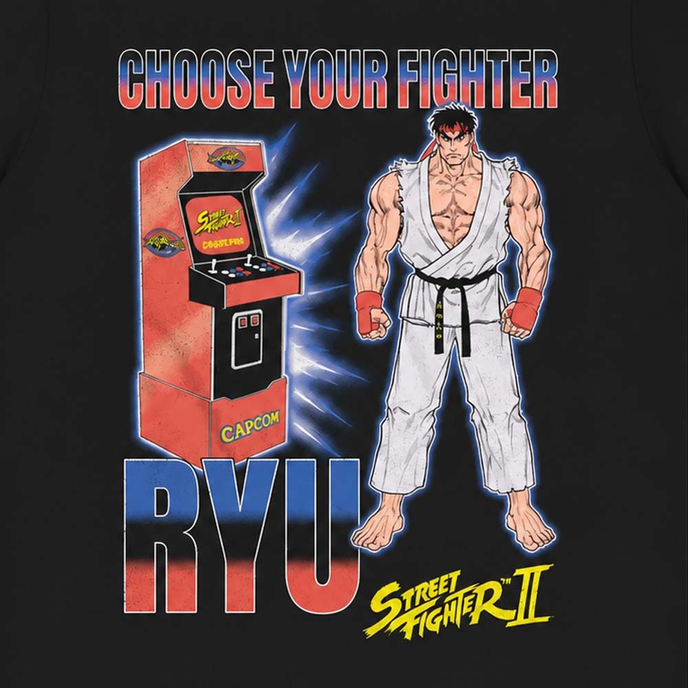 【予約商品】 STREET FIGHTER ストリートファイター - ARCADE RYU / Tシャツ / メンズ