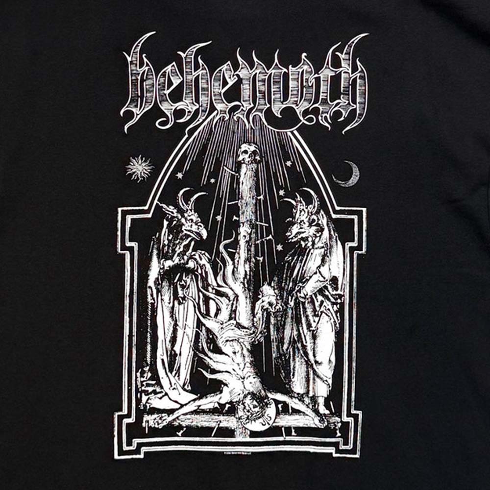 【予約商品】 BEHEMOTH ベヒーモス - Crucified / ジップ / スリーブ&バックプリントあり / パーカー・スウェット / メンズ