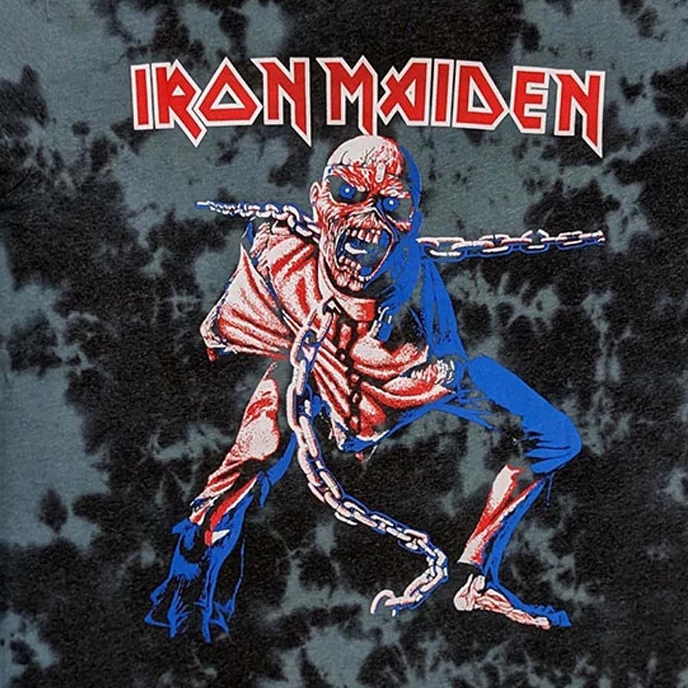 IRON MAIDEN アイアンメイデン (11月 来日 記念 ) - Eddie Piece Of Mind / タイダイ / Tシャツ / メンズ