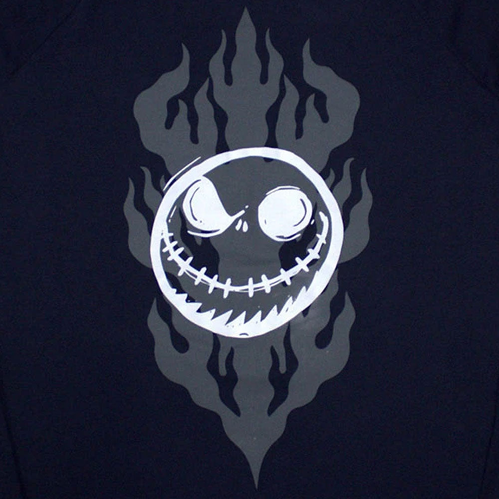 NIGHTMARE BEFORE CHRISTMAS ナイトメアー・ビフォア・クリスマス - Flaming Jack / Embellished / 長袖 / Tシャツ / メンズ