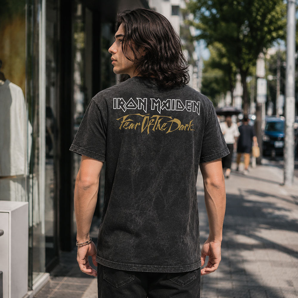 【予約商品】 IRON MAIDEN アイアンメイデン (11月 来日 記念 ) - Fear of the Dark / レックス・マジック・デイ・ブラック仕様プレミアム / 限定生産 / Tシャツ / メンズ